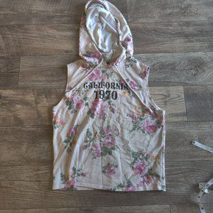 Hippie Chic CA 1970 sleeveless hoodie